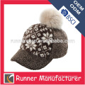2014 russian winter hat with fur top